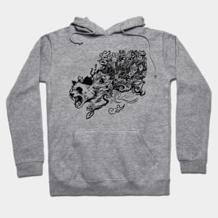 PANDA DOODLE ANGRY Hoodie